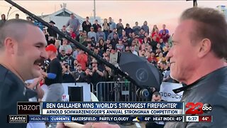 Ben Gallaher wins Arnold Schwarzenegger's 'World's Strongest Firefighter'