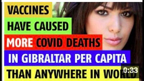 Vaccines have caused more Covid deaths per capita in Gibraltar than anywhere in the world