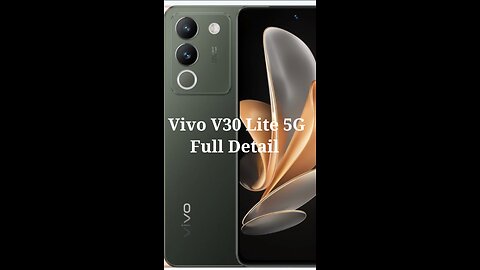 Vivo V30 Lite 5G Full key Specifications to Features #shorts #shortsviral #vivo #android #samsung