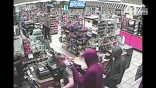 Officials ask for help to identify two armed robbery suspects