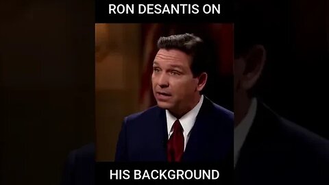 Ron DeSantis tells Piers Morgan about his background and upbringing #shorts s