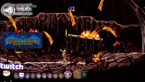(SWITCH) Ghost 'N Goblin's Resurrection - 14 - 2nd Round - Loop 1 Playing around in Hell Holes - Leg