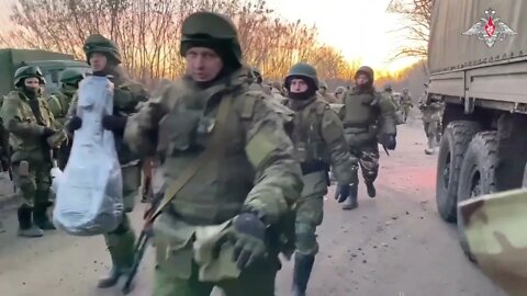 Mobilised Russian personnel & volunteers of begin combat missions within special military operation