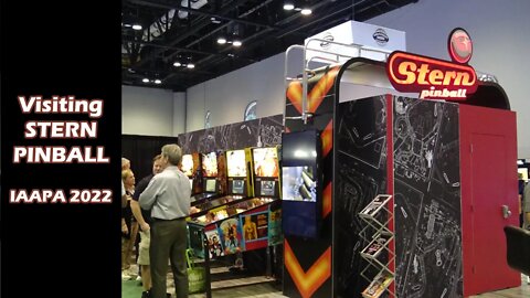 The Stern Pinball IAAPA 2022 Booth