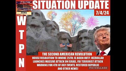 SITUATION UPDATE: THE SECOND AMERICAN REVOLUTION! HOUSE RESOLUTION TO INVOKE 25TH: IS BIDEN OUT? HEZ