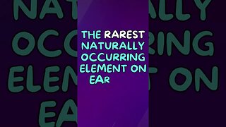 Amazing Science Facts! 👀 #shorts #shortsfact #science #sciencefacts #earthfacts #element #astatine