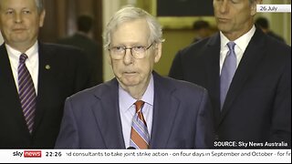 Mitch McConnell Goes FULL BIDEN With Humiliating "Freezing" Incident