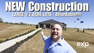 Oklahoma City's MOST Affordable NEW HOME Neighborhood in Shawnee OK - with LARGE 1/2 Acre LOTS