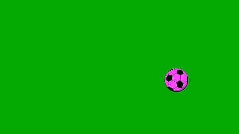 Football Lob And Curl Penalty Kick Pink Green Screen Overlay Motion Graphics 4K 30fps Copyright free