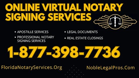 Ohio Remote Online Virtual Notarization & Electronic Notary Services (RON)