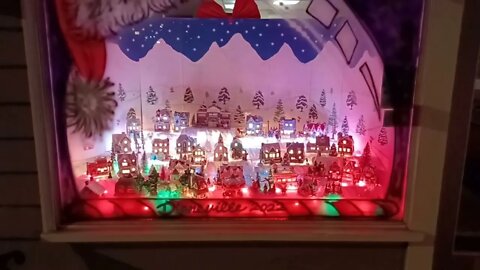CURIOS for the CURIOUS [94] : Winter window lights display 2022, local business does one every year.