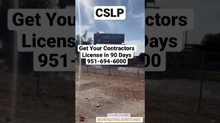 Contractors License in 90 Days