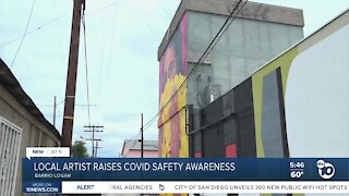 Mural raises COVID-19 safety awareness
