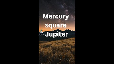 Mercury square Jupiter #astrology #mercury #jupiter #expansiveness #focus #exageration #tarotary