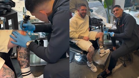 Alex Pereira Tattooed His Nickname on a Fan’s Leg