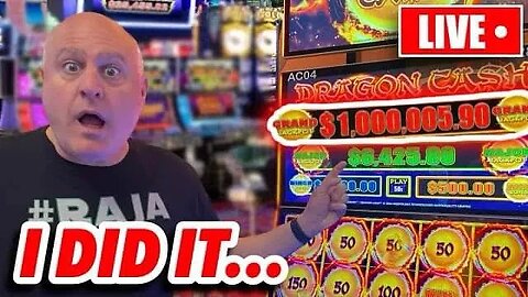 WATCHING SLOT HISTORY UNFOLD LIVE! 🔴 MASSIVE $1,000,000 DRAGON LINK GRAND JACKPOT