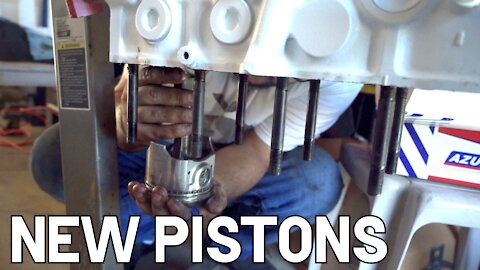 Swapping 7mgte pistons | 7MGE rebuild p9
