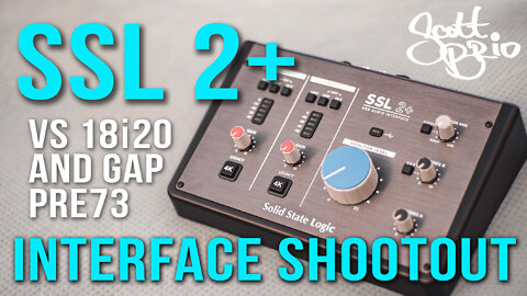 SSL 2+ Audio Interface Shootout! (SSL 2+, Scarlet18i20, GAP Pre73) Microphones + Drum Machine