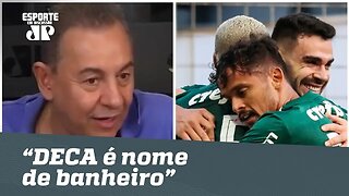 "Palmeiras DECA? DECA é nome de banheiro", ironiza Flavio Prado