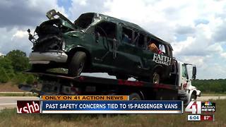 Past safety concerns tied to 15-passenger vans