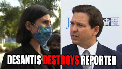 Ron DeSantis DESTROYS Activist Journalist