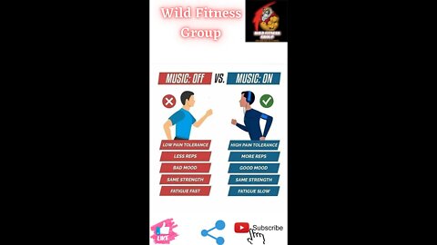 🔥Exercise with music v/s without music🔥#fitness🔥#wildfitnessgroup🔥#shorts🔥