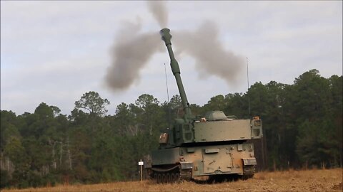 BattleKings Battalion Fire Modernized M109A7 Paladin Howitzers