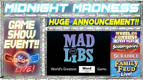 MIDNIGHT MADNESS | IT"S GAME NIGHT | PLUS HUGE ANNOUNCEMENT!!