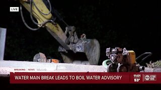 Precautionary boil water notice issued after water main break in Hillsborough County