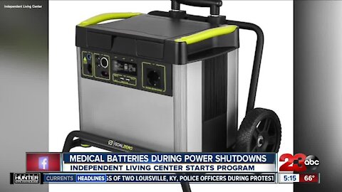 Independent Living Center provides batteries for medically vulnerable during power shutoffs