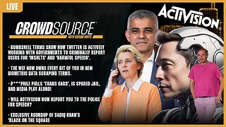 CrowdSource Podcast LIVE: Twitter, Biometrics, Nonce 'Trans Card', Activision, & Black On The Square