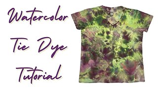 Tie-Dye Designs: Watercolor Ice Dye