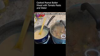 How to Make Peanut Butter Soup and Rice balls || Omotuo || Groundnut Soup || Step by Step