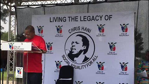 SOUTH AFRICA - Johannesburg - Chris Hani Commemoration (Video) (Uke)