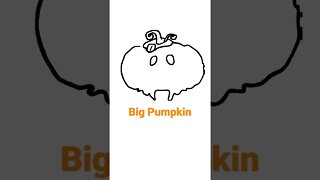 Big Crazy Pumpkin Drawing #halloween #halloween2022 #pumpkin