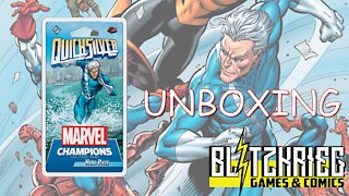 Quicksilver Marvel Champions Card Game Hero Pack Unboxing
