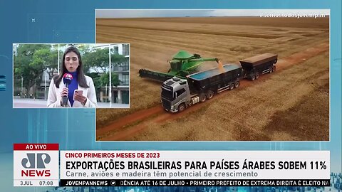 Exportações brasileiras para países árabes sobem 11% em 2023