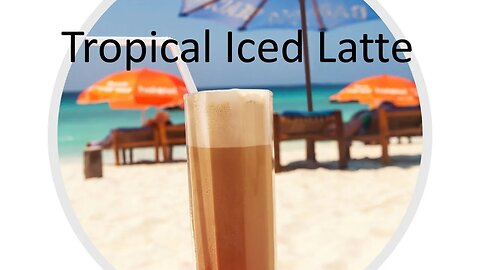How to Make the Perfect Tropical Iced Latte #shorts #espresso #coffeerecipe #coffee #milk