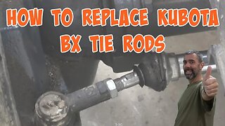 Kubota BX Series Tractor Tie-Rod Replacement. This easy job may save you from some real trouble!