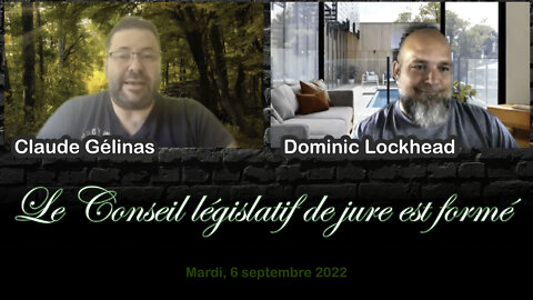 Entrevue de Claude Gélinas avec Dominic Lockhead, du 6 septembre 2022