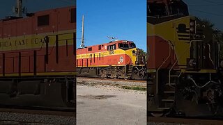 Florida East Coast Railway FEC-105 South Daytona Florida January 14 2023 #railfanrob