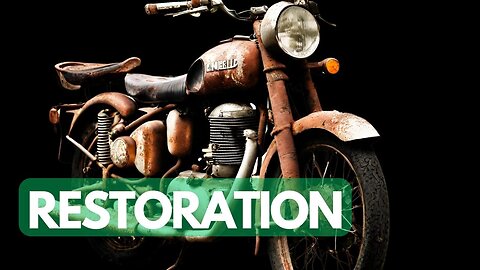 Old Bullet Full Restoration | Royal Enfield Old Bullet Restored and Modified 🔴