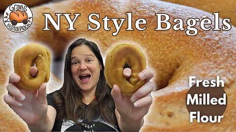 NY Style Bagels | Overnight Yeast Bagel | Fresh Milled Flour