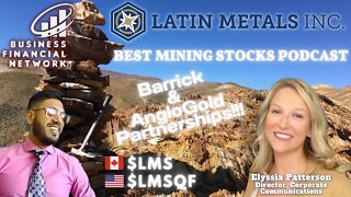 Best Mining Stocks to BUY PODCAST 🎙 Latin Metals 📲 Interesting FACTs 💯 Barrick AngloGold Partnership