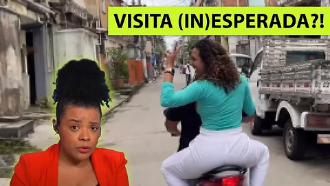 Após DINO, é a vez de ANIELLE FRANCO visitar o COMPLEXO DA MARÉ!