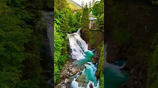 A Breathtaking Waterfall in Austria 🇦🇹 | 🎧Pines and Wind Kissed Waters by Pamela Storch