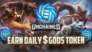 Gods Unchained Earn Daily $GODS Play2Earn!! Crypto Card Gaming