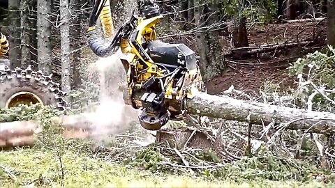 Monster Robotic Tree Cutting Lumberjack - Ponsse Scorpion King