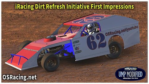 iRacing Dirt Refresh Initiative First Impressions - UMP Modified - #iracingdirt #dirtracing