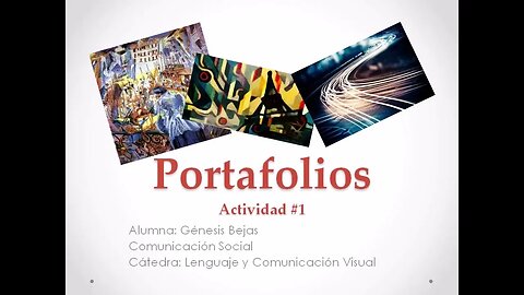 Portafolio Comunicación visual